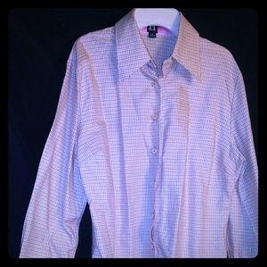 Pink Ginghamlike business shirt